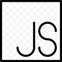 256x256 Javascript Icon Of Line Style
