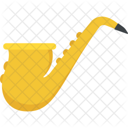 256x256 Jazz Icon Of Flat Style