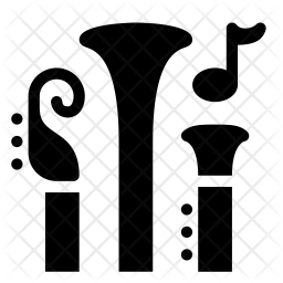 256x256 Jazz Icon Of Glyph Style