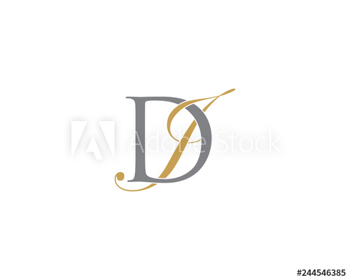 500x400 Dj Jd Letter Logo Icon