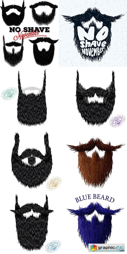 500x1000 Beard Classic Jealous Icon With Detailed Hair Drawing Free