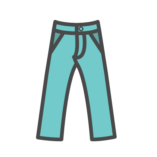 512x512 Jeans Icon Free Of Clothing Icons Fill Color