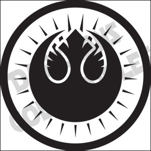 300x300 New Jedi Order Symbol Star Wars Sticker Car Vinyl Decal