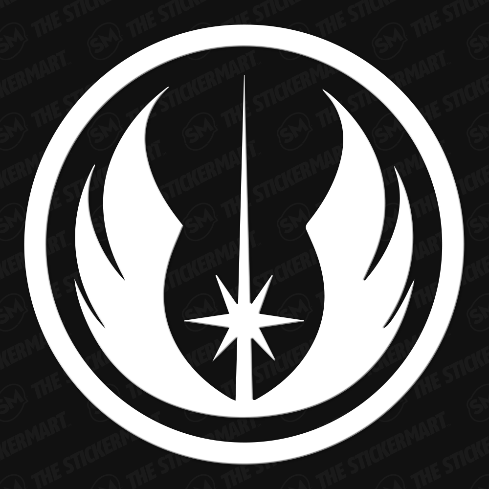 1000x1000 Star Wars Jedi Order Symbol Vinyl Decal Star Wars Star Wars