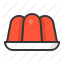 128x128 Dessert, Jello, Jelly Icon