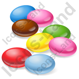 256x256 Candy Jelly Beans Icon, Icons
