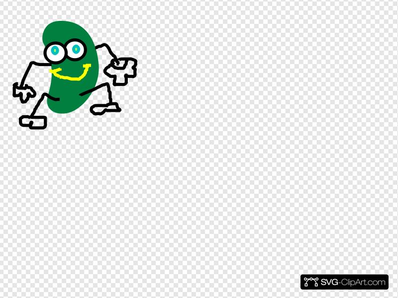 800x600 Green Jelly Bean Clip Art, Icon