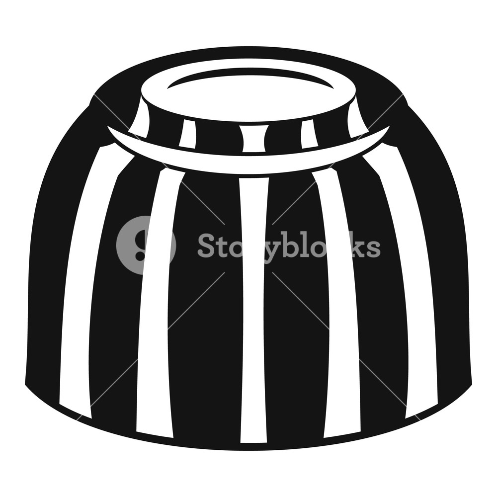 1000x1000 Fruit Jelly Icon Simple Illustration Of Fruit Jelly Vector Icon