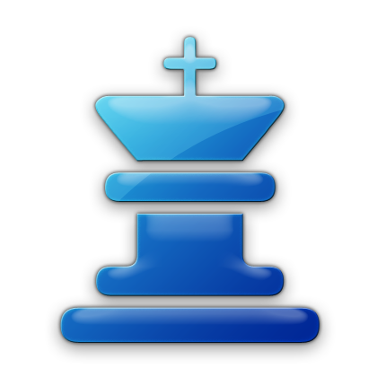 420x420 Blue Jelly Icon Sports Hobbies Chess