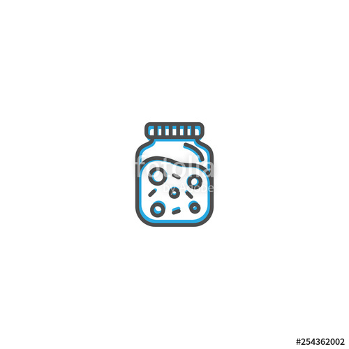 500x500 Jelly Icon Design Gastronomy Icon Vector Illustration Stock