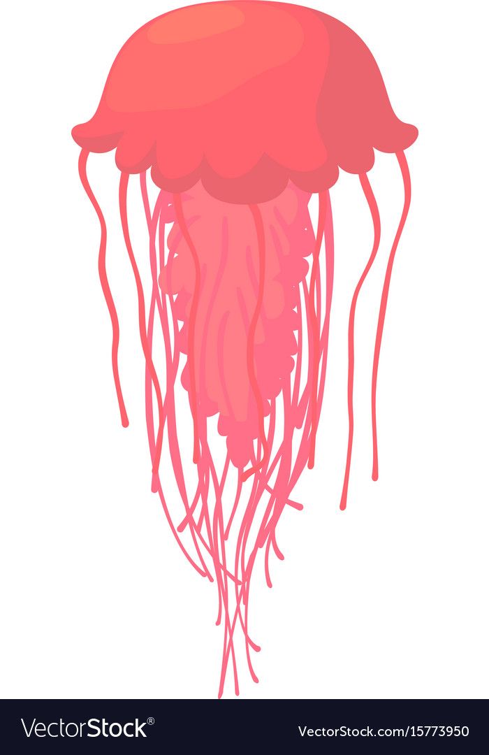 700x1080 Jellyfish Icon Cartoon Style Royalty Free Vector Image