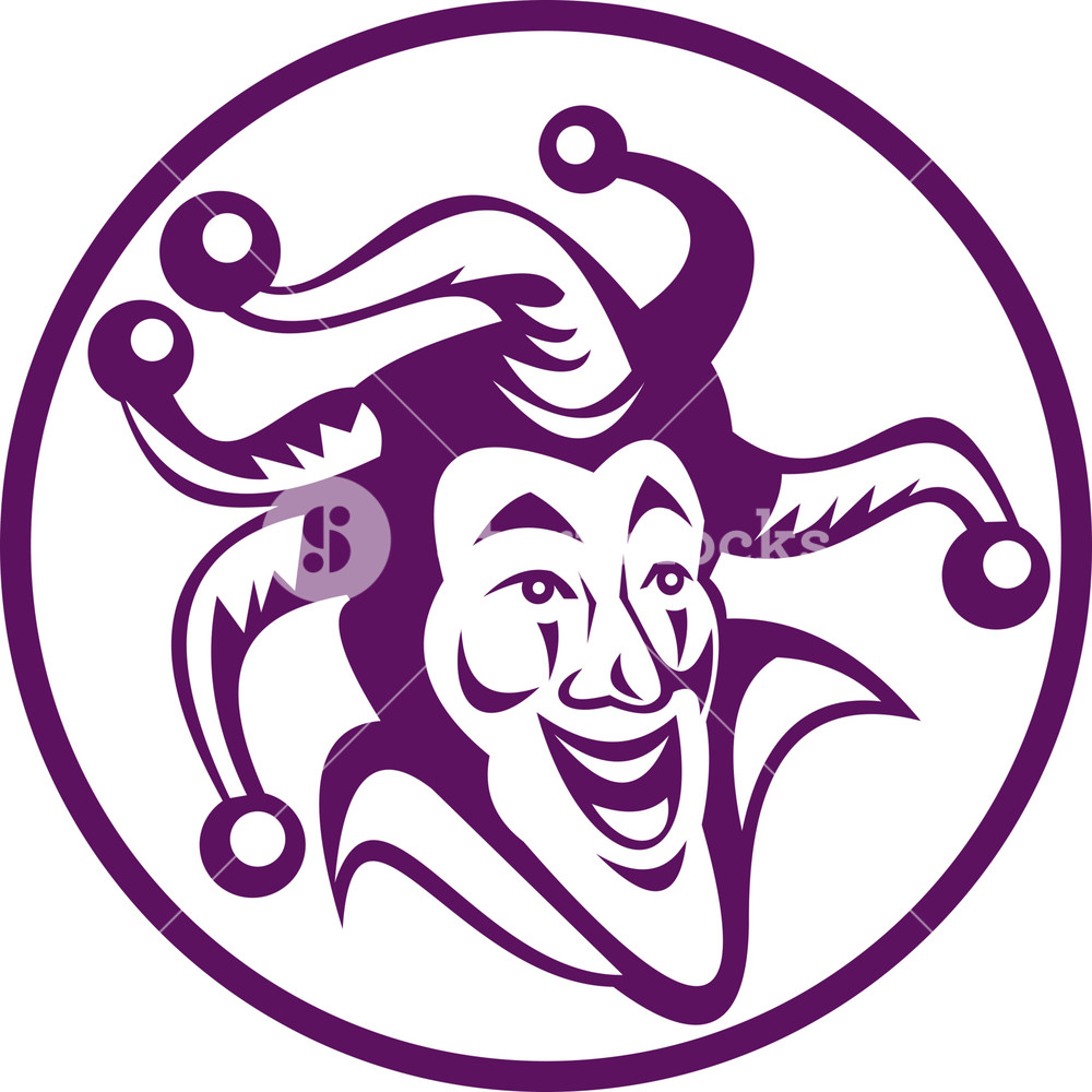 1000x1000 Jester Icon Royalty Free Stock Image
