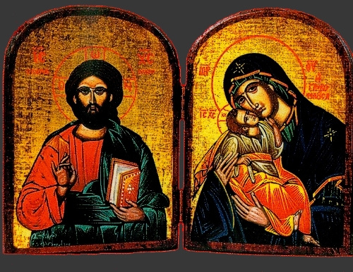 500x386 Greek Orthodox Icons Diptych Triptych Icons Diptych Icon
