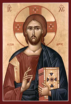 240x349 Christ Life Orthodox Icon Mounted Orthodox Icons