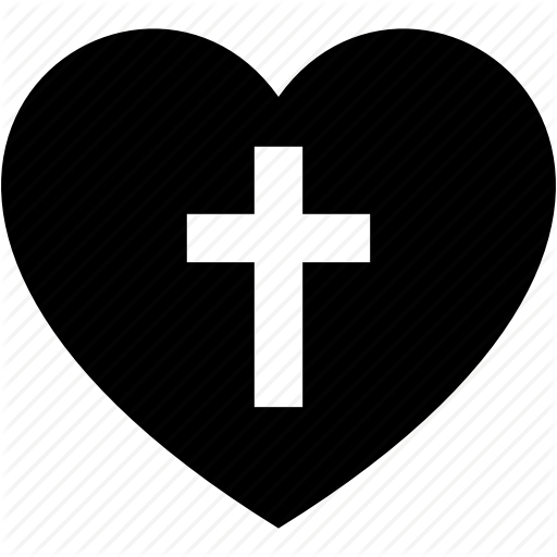 512x512 Bible, Christian, Cross, Heart, Jesus, Love, Religion Icon