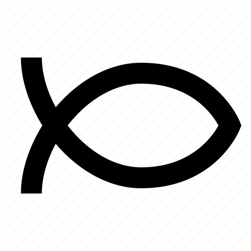 512x512 Christian, Christianity, Fish, Ichthys, Jesus, Religion Icon