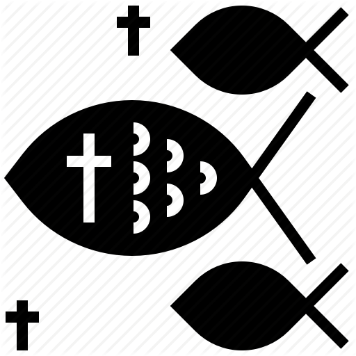 512x512 Christian, Cross, Fish, God, Ichthy, Jesus Icon