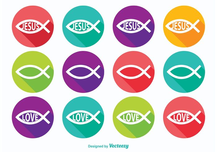 700x490 Christian Fish Symbol Icons