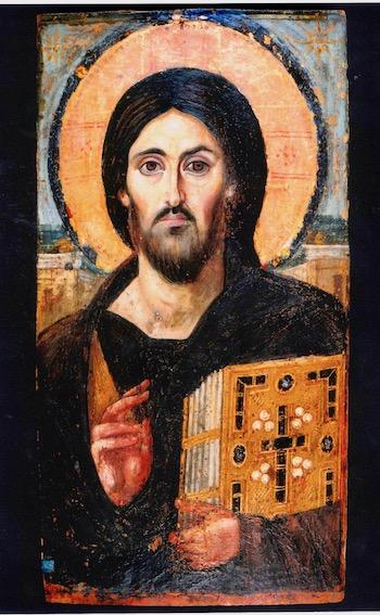 350x567 Greek Orthodox Icon Of Jesus Christ Pantocrator