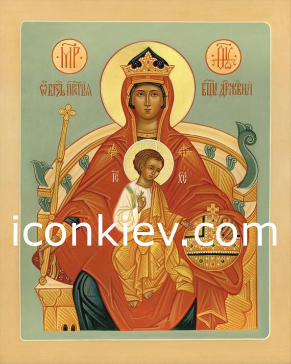 570x713 Lord Jesus Christ And Holy Mother Of God Orthodox Icon Art Etsy