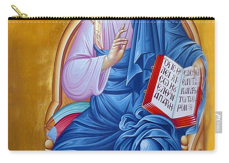 800x570 Orthodox Icon Of Jesus In Blue Carry All Pouch For Sale