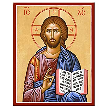 350x350 Monastery Icons Jesus Christ The Teacher Mounted