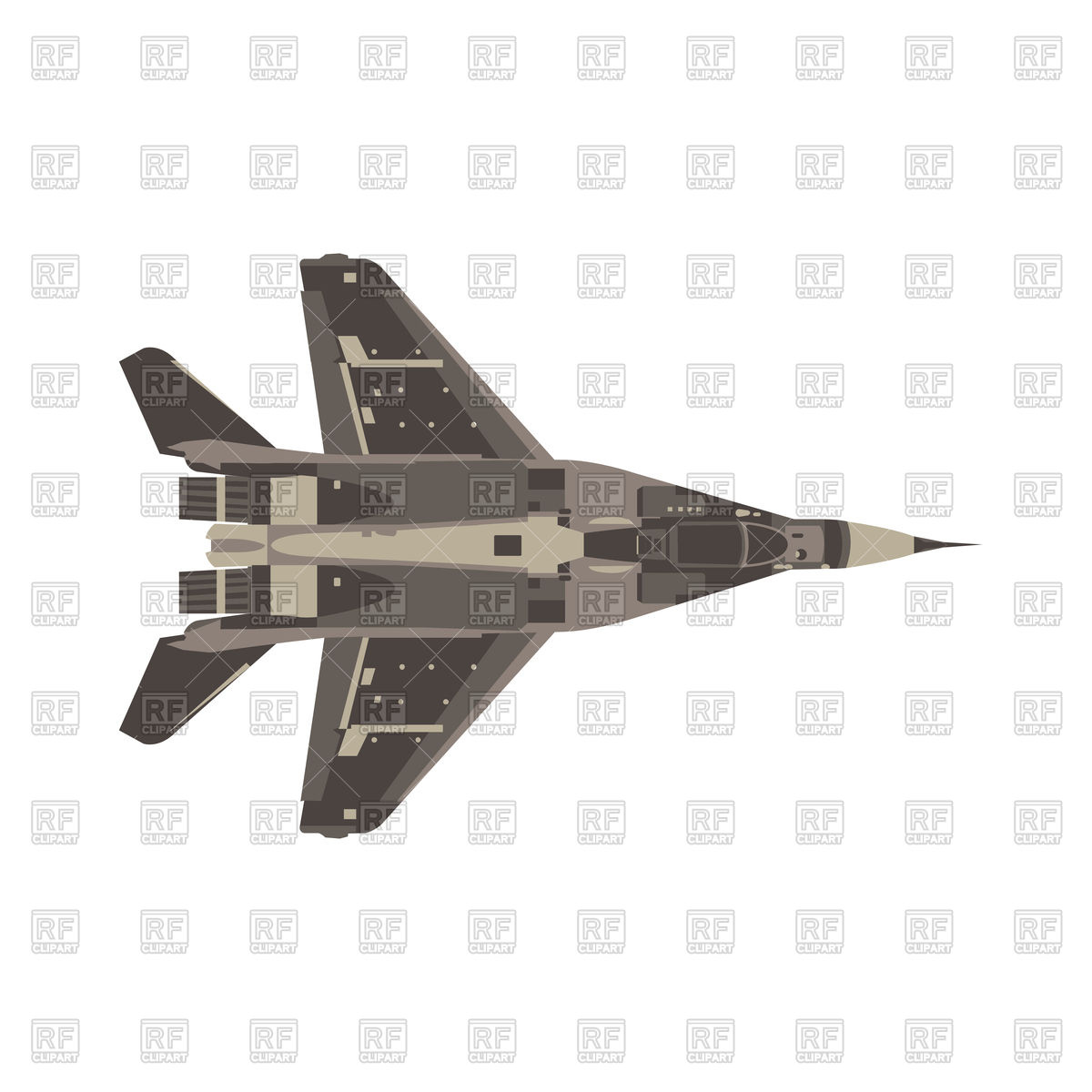 1200x1200 Fighter Jet Flat Icon Isolated Vector Image Of Transportation