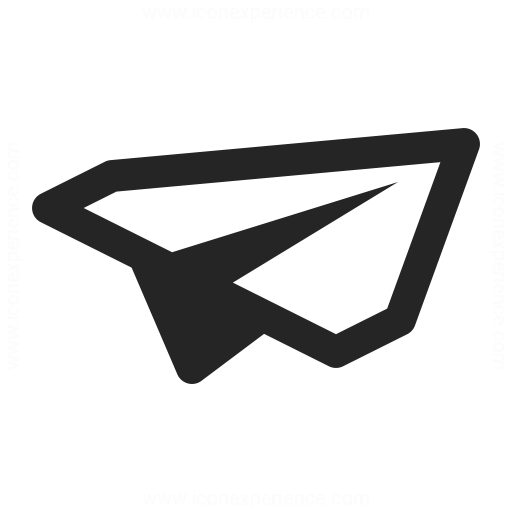 512x512 Paper Jet Icon Iconexperience