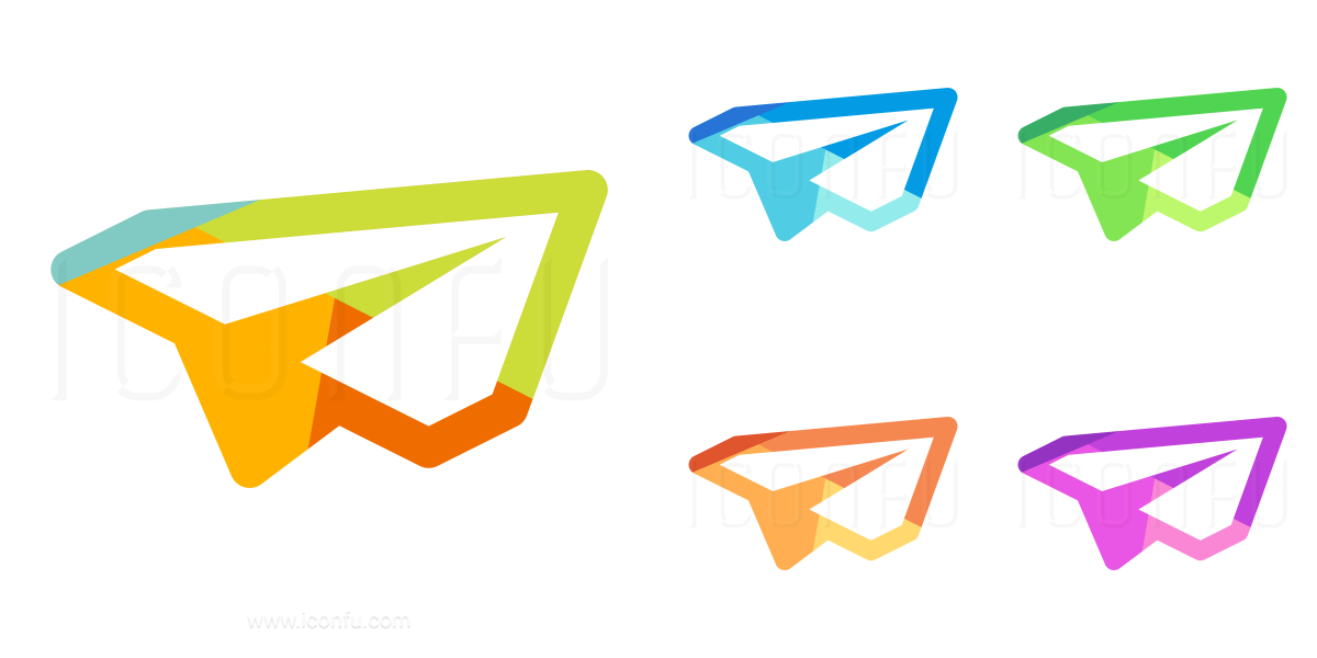 1200x600 Paper Jet Icon