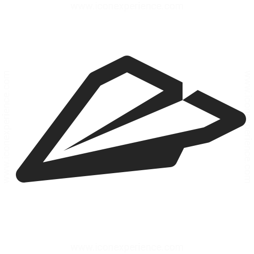 512x512 Paper Jet Icon Iconexperience