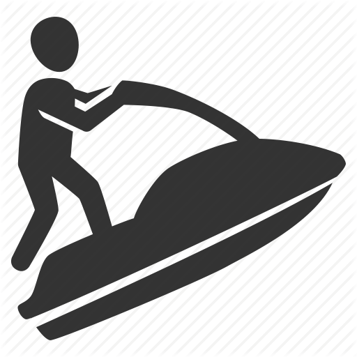 512x512 Beach, Jet Ski, Motorized, Sea, Sports, Vacation, Water Icon