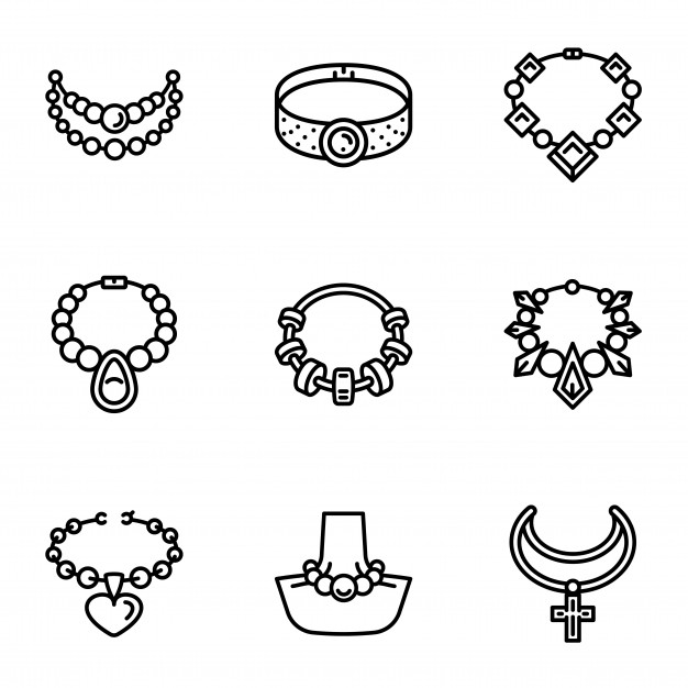 Jewelry Icon Set, Outline Style Vector Premium Download 626x626 Jewelry Icon Set, Outline Style Vector Premium Download