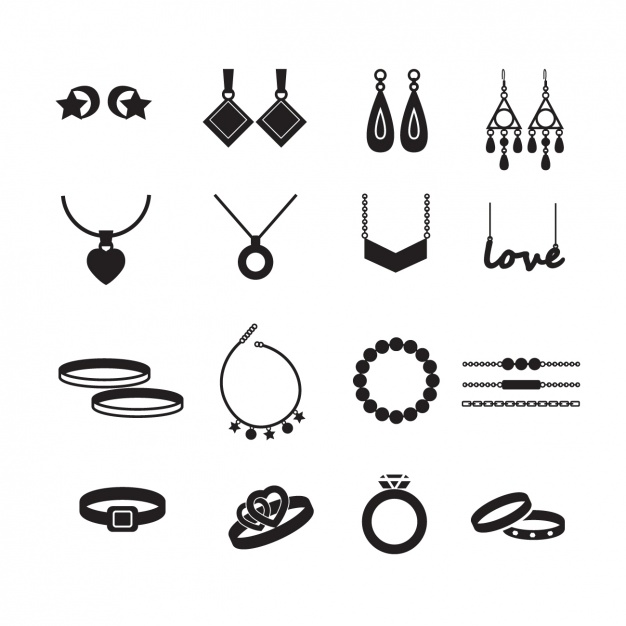 Jewelry Icons Collection Vector Free Download 626x626 Jewelry Icons Collection Vector Free Download