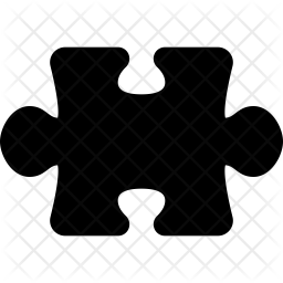 256x256 Puzzle Piece Icon Of Glyph Style