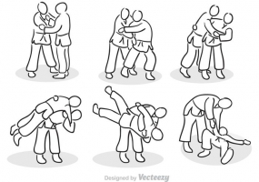 285x200 Jiu Jitsu Icon Free Vector Graphic Art Free Download