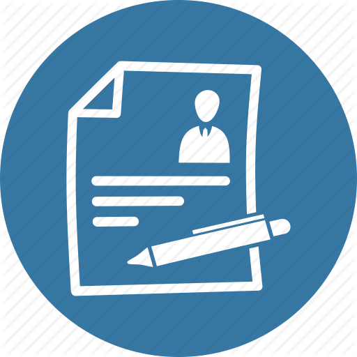 512x512 Contract, Cv, Job Application, Resume Icon