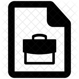 256x256 Job Application Icon Of Glyph Style