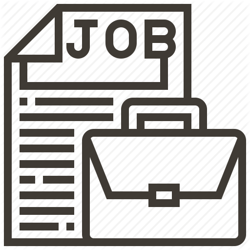 512x512 Briefcase, Job Search, Suitcase, Work Icon