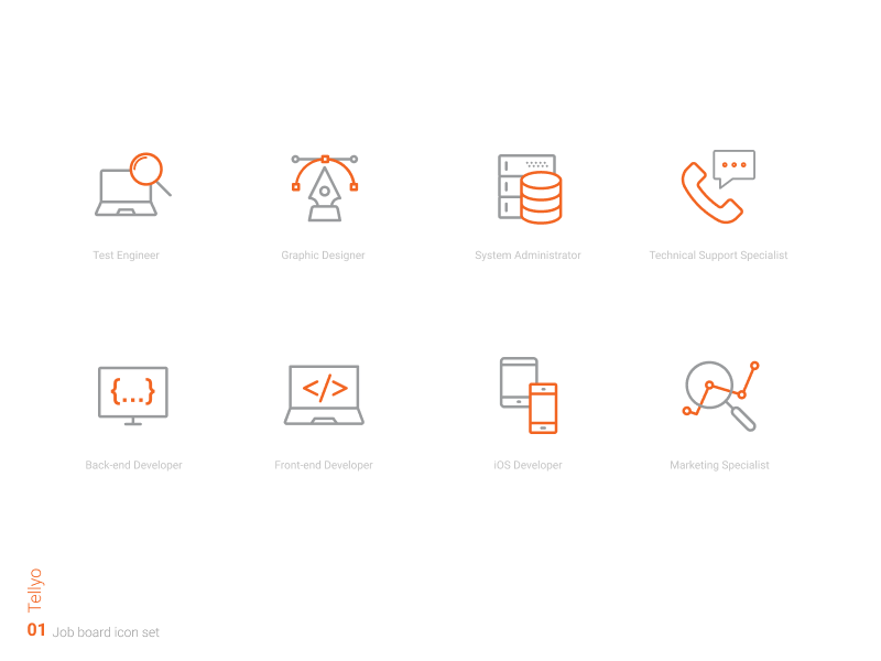 800x600 Tellyo Job Board Iconography