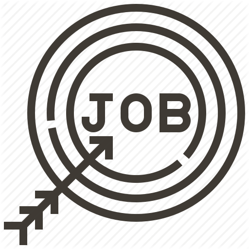 512x512 Arrow, Bullseye, Job Search, Target Icon