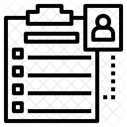 256x256 Job Description Icon Of Line Style