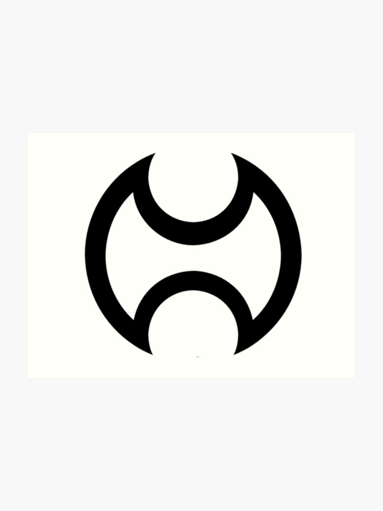 750x1000 Ffxiv Warrior Job Class Icon Art Print