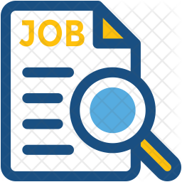 256x256 Job Search Icon Of Colored Outline Style