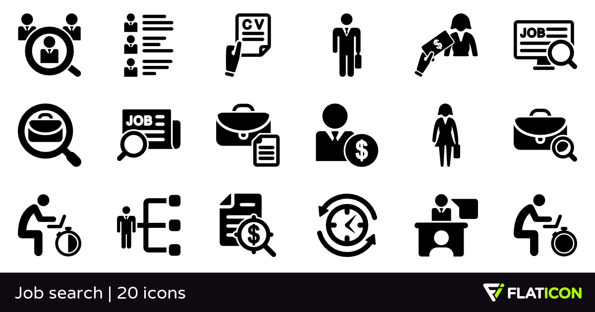 1200x630 Job Search Free Icons