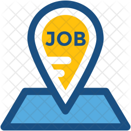 256x256 Jobs Location Icon Of Colored Outline Style