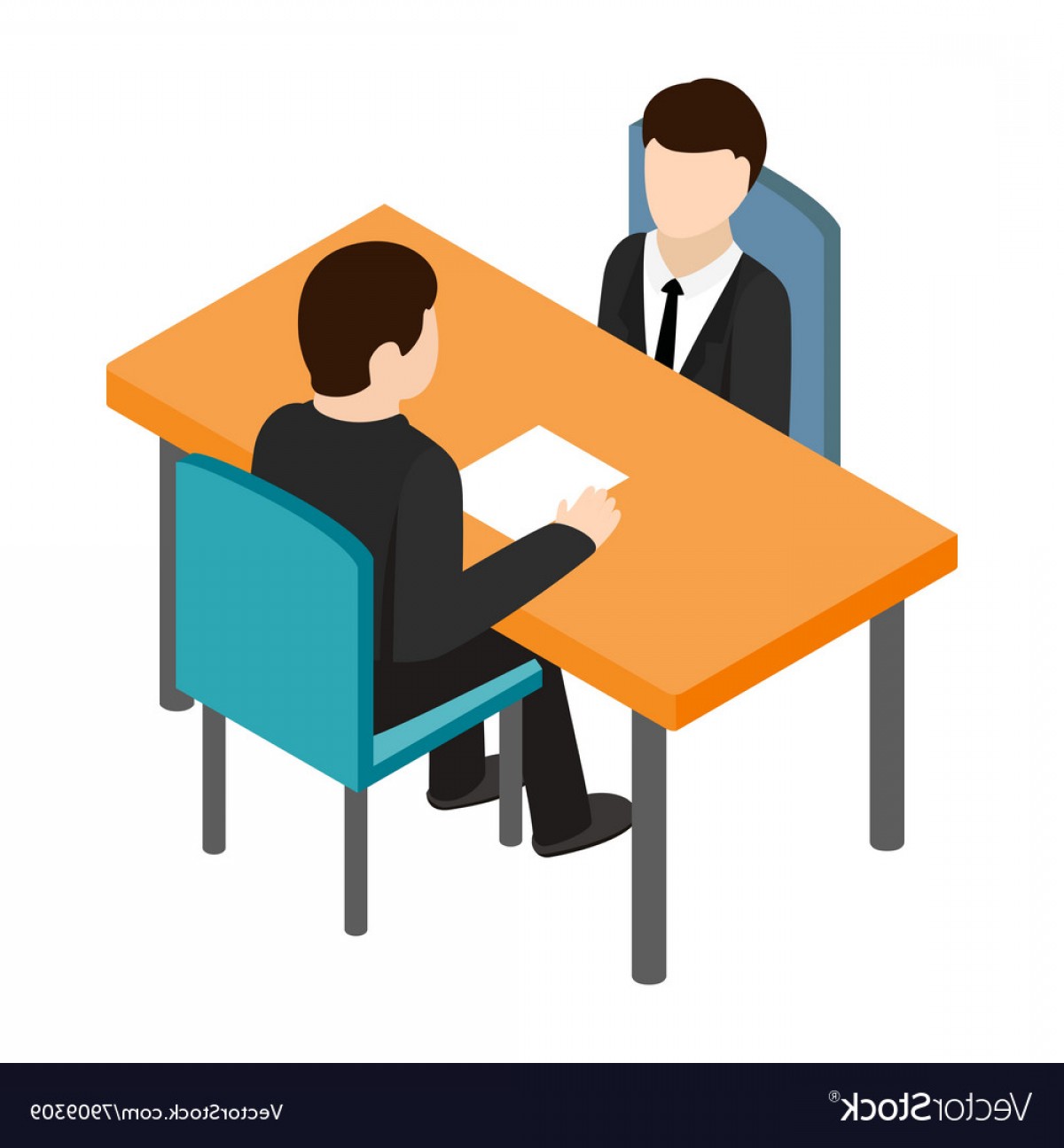 1200x1296 Job Interview Icon Isometric D Style Vector Cqrecords