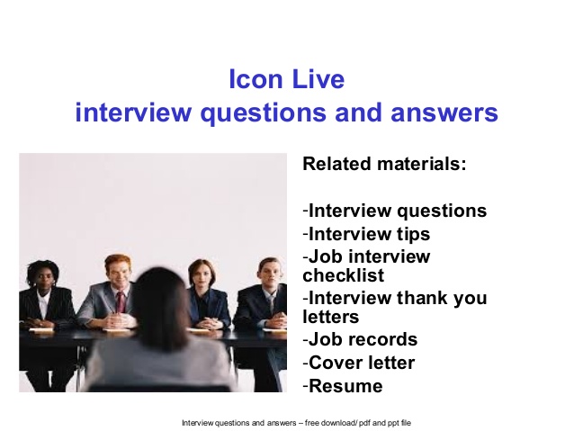 638x479 Icon Live Interview Questions And Answers