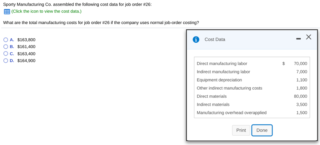 1024x465 Solved Sporty Manufacturing Co Assembled The Following C