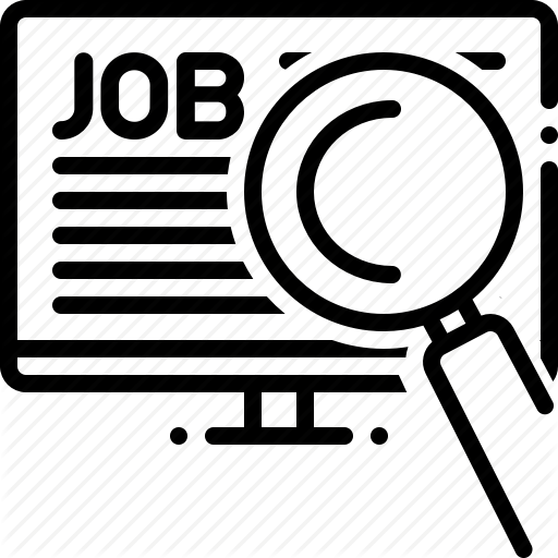 512x512 Hiring, Job, Job Search, Recruiting, Search Icon
