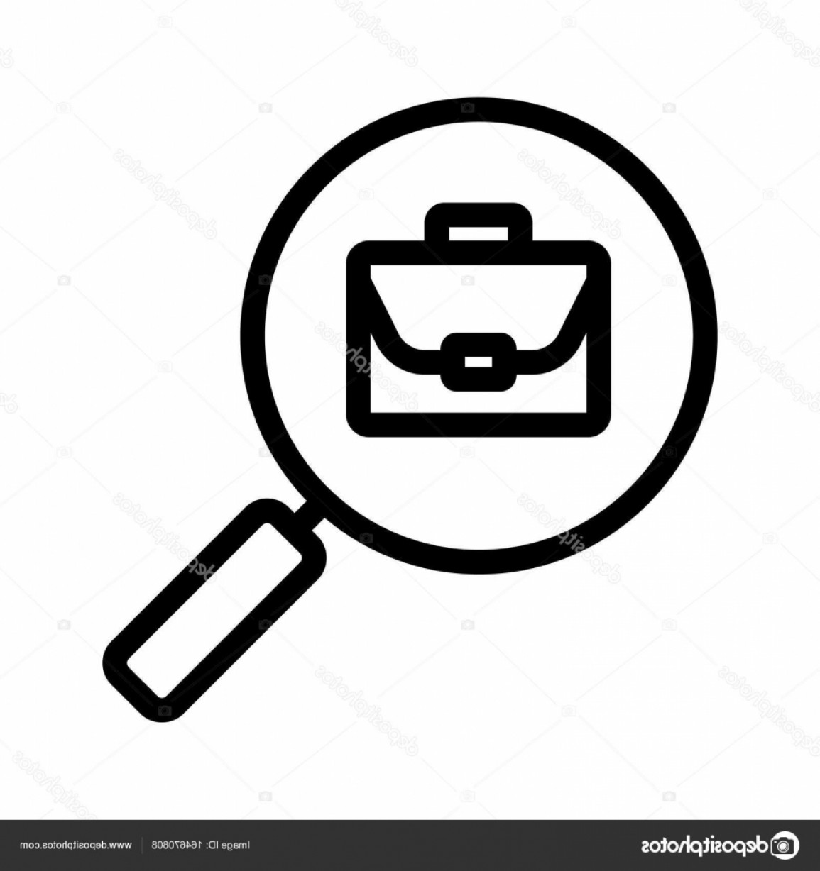 1155x1228 Stock Illustration Job Search Linear Icon Soidergi